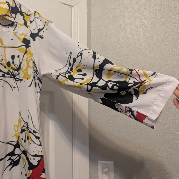 Step In Style Multicolor Abstract Print Blouse - Picture 4 of 10